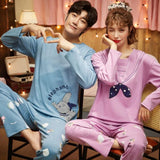 pyjamas pour couple en coton