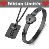 Bracelet Couple <br> Amour Éternel (Acier)