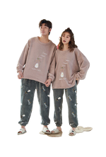 Pyjama du couple en deux parties
