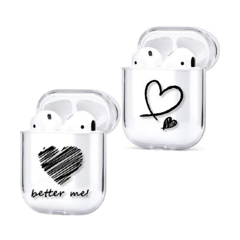 Coque Airpods Couple Recharge, En Couple