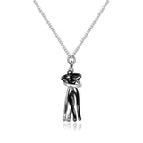 Collier Couple <br> Pendentif Original (Acier)