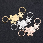 Porte-clés couple puzzle personnalisable