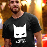 Tee-shirts couple modele homme Batman