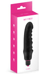 Vibromasseur masseur noir waterproof silicone