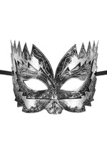 Masque libertin argenté - design