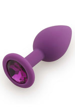 De plug violet avec bijou confort