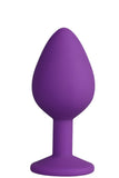 De plug violet avec bijou confort