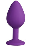 De plug medium violet avec bijou tendance