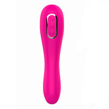 Distributeur vibromasseur 2 en 1 avec partie stimulation clitoridienne et partie vibration gode