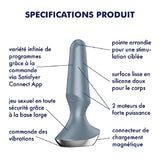 Sextoy connecté SAtisfyer plus anal USB poil long