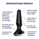 Sextoy connecté SAtisfyer plus anal USB douillet