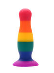 Grossiste plug anal ventouse multicolore pride douillet