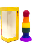 Grossiste plug anal ventouse multicolore pride confort