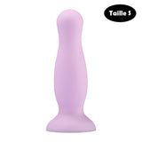 Grossiste plug anal ventouse violet pastel douillet