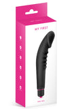 Vibromasseur stimulateur réaliste point G noir silicone 7 vitesses - CC5740100010