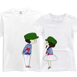 T-Shirts Couple assortis Premier Bisous