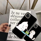 lovely forever best friend forever couple protective cover for iPhone 6 6s 11 Pro X XS MAX X XR 7 8 Plus