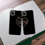 lovely forever best friend forever couple protective cover for iPhone 6 6s 11 Pro X XS MAX X XR 7 8 Plus