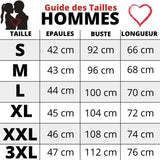 Guide des tailles Sweats Couple of line homme