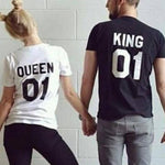 tee-shirt couple king queen