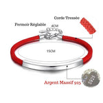 bracelet commun couple rouge