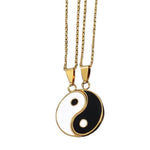 collier yin yang couple