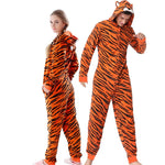 Les deux pyjamas pour couple tigre adult