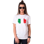 tee shirts pour couple avec drapeau Italie