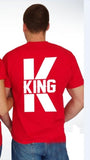Les 2 T-shirt Couple Queen&King Homme