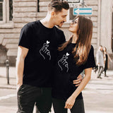 Couple Cœur Amoureux Coton T-shirts
