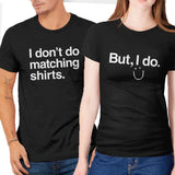 Les 2 T-shirt Couple Vêtements Assortis pas cher drole