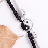 bracelets pour couple yin et yang assortis