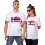 couple t-shirts norvege
