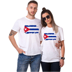 t-shirts assortis pour couple Cuba