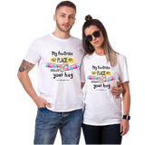 Les 2 T-shirt Couple Câlin