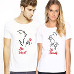 T-Shirt Couple <br> La Belle Et La Bête