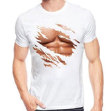T-Shirt pour couple modele masculin abdos homme