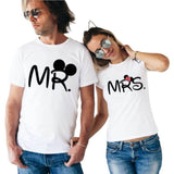 tee-shirt couple mr mrs