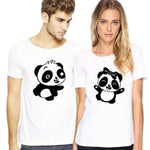 tee-shirt panda couple